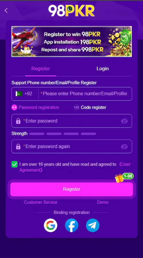 98PKR